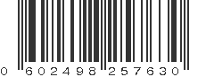 UPC 602498257630