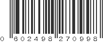 UPC 602498270998