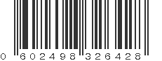 UPC 602498326428