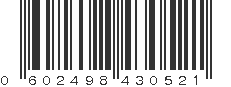 UPC 602498430521