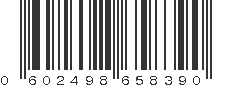 UPC 602498658390