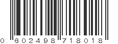 UPC 602498718018