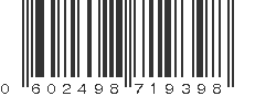 UPC 602498719398