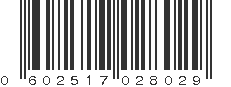 UPC 602517028029