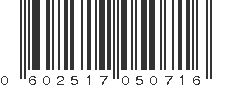 UPC 602517050716