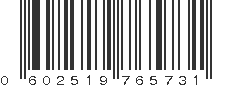 UPC 602519765731