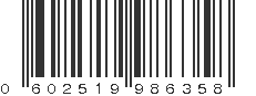 UPC 602519986358