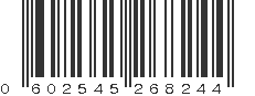 UPC 602545268244