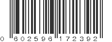 UPC 602596172392