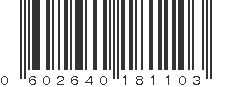 UPC 602640181103