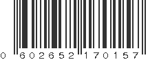 UPC 602652170157