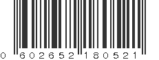 UPC 602652180521