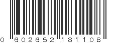 UPC 602652181108