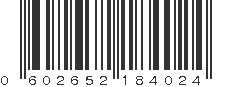 UPC 602652184024