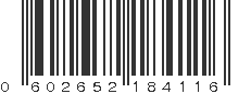 UPC 602652184116