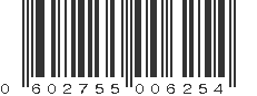 UPC 602755006254