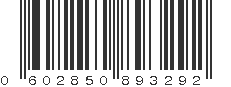 UPC 602850893292