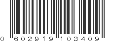 UPC 602919103409