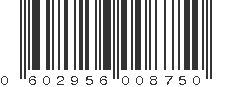 UPC 602956008750