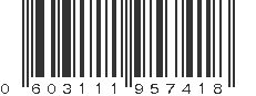 UPC 603111957418