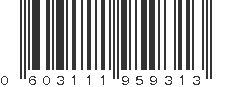 UPC 603111959313