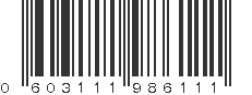 UPC 603111986111