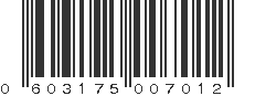 UPC 603175007012