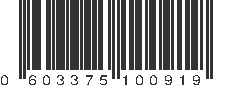 UPC 603375100919