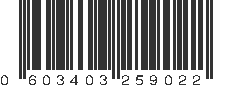 UPC 603403259022