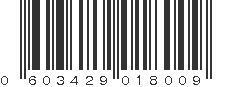 UPC 603429018009