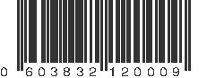 UPC 603832120009