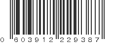 UPC 603912229387