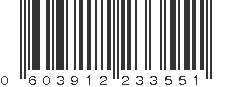 UPC 603912233551