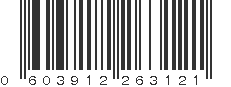 UPC 603912263121