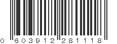 UPC 603912281118