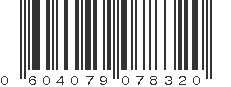 UPC 604079078320