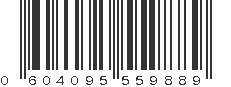 UPC 604095559889