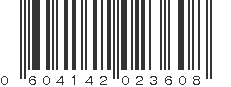 UPC 604142023608