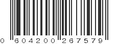 UPC 604200267579