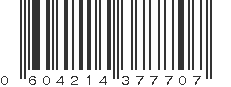 UPC 604214377707