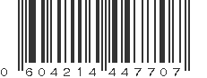 UPC 604214447707