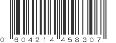 UPC 604214458307