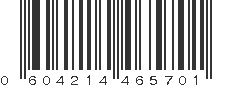 UPC 604214465701