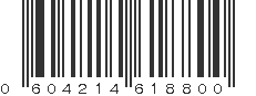 UPC 604214618800