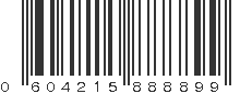 UPC 604215888899