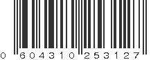 UPC 604310253127