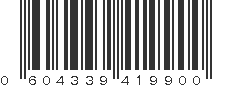 UPC 604339419900