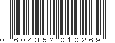 UPC 604352010269