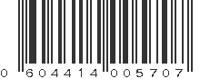 UPC 604414005707