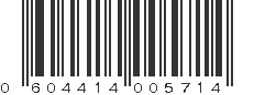 UPC 604414005714